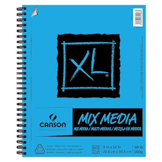 Michaels, 6 Pack: Canson® XL® Mix Media Pad – Category: Mixed Media Paper